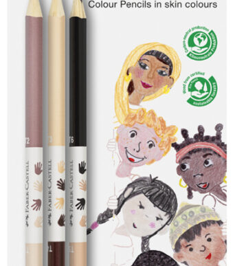 FABER-CASTELL kleurpotloden Children of the World, 3 stuks op blister