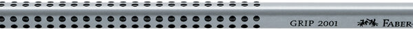 FABER-CASTELL potlood GRIP 2001 met vlakgum, HB, 2 mm