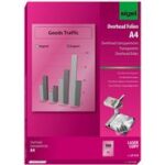 sigel zwart/wit-laserprinter-/kopieerfolie, transparant, DIN A4, 100 my