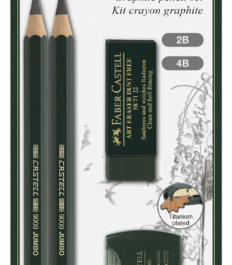 FABER-CASTELL potlood CASTELL 9000 Jumbo, 5,3 mm, tekenset