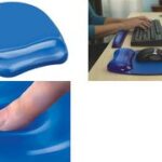 Fellowes toetsenbord-polssteun Crystals gel, violet