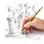 STAEDTLER potlood Noris met vlakgum, HB, 2 mm, zeshoekig