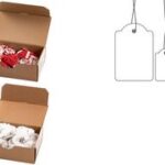 HERMA hanglabel, 32 x 50 mm, met witte draad, karton