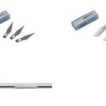 WEDO scalpel-reservemesjes, machete, in kunststofbox