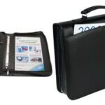 WEDO schrijfmap, DIN A4, generfd kunstleer, zwart