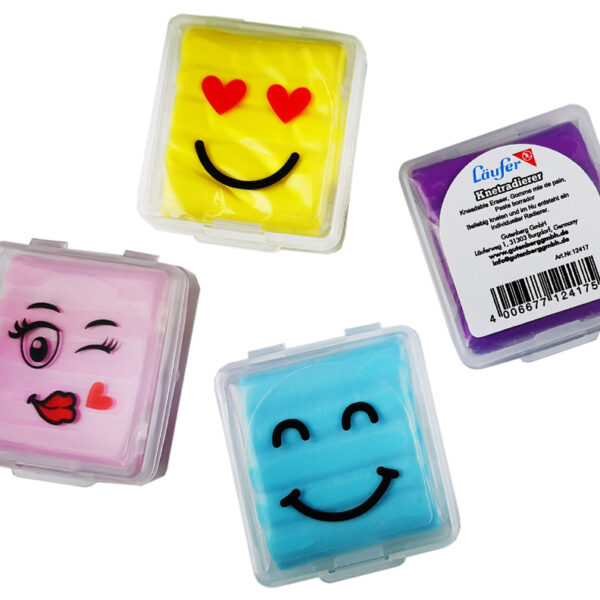 Läufer kneed-vlakgum Gezicht, kleuren assorti