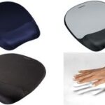 Fellowes polssteun Memory Foam 'Zilverstrepen'