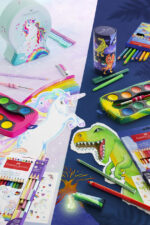 FABER-CASTELL waterverfdoos CONNECTOR Dino, 12 kleuren