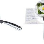 WEDO loep met LED-Licht, rond, randloos, diameter: 80 mm