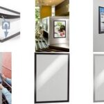 DURABLE infokader zelfklevend, Magnetic, rood, A3