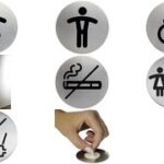 DURABLE infobordje pictogram 'Niet Roken', diameter: 83 mm