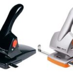 Rapid registratieperforator Fashion HDC65, zilver/oranje