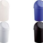 swirl afvalzak, met draaggreep, transparant, 10 liter