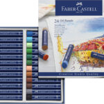 FABER-CASTELL oliepastelkrijt STUDIO QUALITY, 24 stuks in etui