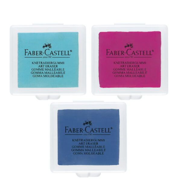 FABER-CASTELL kneed-vlakgum ART ERASER, assorti