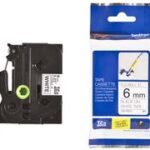 brother TZe-Tape TZe-FX631 Flexi-Tape lettertapecassette, gelamineerd, zwart op geel, 12 mm., 8 m.