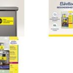 AVERY folie-etiketten weersbestendig, 210 x 148 mm, 20 vel A4, permanent, geel, mat