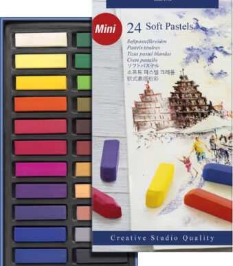 FABER-CASTELL softpastelkrijt CREATIVE STUDIO, 24 stuks in etui