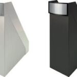 helit tijdschriftencassette ´the tower line´, DIN A4, polystyrol, zwart