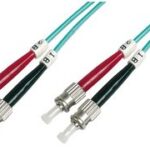 DIGITUS LWL Patchkabel, 2 x ST - 2 x ST, OM3, 1,0 m