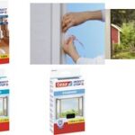 tesa Horrengaas STANDAARD voor ramen, 1,50 m x 1,30 m, antraciet