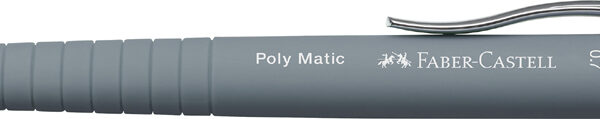 FABER-CASTELL vulpotlood POLY MATIC, 0,7 mm, grijs