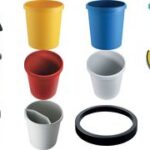 helit inzet-afvalbak ´the collector´, 2 liter, zwart