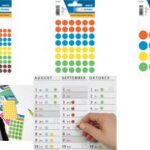 HERMA markeringspunten, rond 13 mm, fluor groen, permanent, handschrift