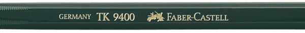 FABER-CASTELL TK 9400 vulpotlood, 6B, 3,15 mm, groen