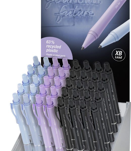 FABER-CASTELL drukbalpen DAILY BALL XB, in display