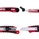 WEDO Profi-Cutter, mesje: 18 mm, rood/zwart