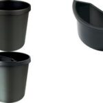 helit inzet-afvalbak ´the collector´, 2 liter, zwart