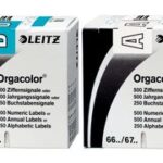 LEITZ letterruiter Orgacolor ´L´, op rol, donkergroen