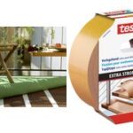 tesa tapijttape extra sterk klevend, bruin, 50 mm x 5 m