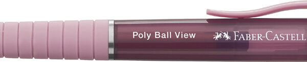 FABER-CASTELL drukbalpen POLY BALL VIEW, 0,6 mm, roze
