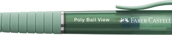 FABER-CASTELL drukbalpen POLY BALL VIEW, 0,6 mm, groen