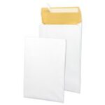 MAILmedia papiergevoerde akte-envelop met zijvouw ´K-Pack´, C5, zelfklevend, wit/grijs, 15,6 x 22,9
