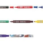Pentel permanent-marker N50, zwart, ronde punt