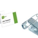 DURABLE Badge Combiklem transparant, 50 st.