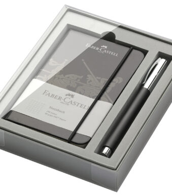 FABER-CASTELL pennenset Ambition edelhars, zwart