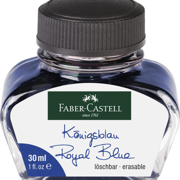 FABER-CASTELL inkt in glas, koningsblauw, inhoud: 30 ml