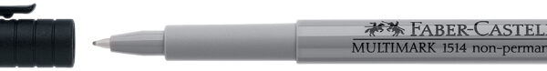 FABER-CASTELL Non-permanent-marker MULTIMARK F, zwart