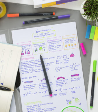 FABER-CASTELL Fineliner GRIP FINEPEN Neon, 5 stuks in etui