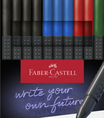 FABER-CASTELL Fineliner GRIP FINEPEN, 10 stuks in doosje Office