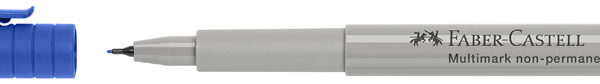 FABER-CASTELL Non-permanent-marker MULTIMARK S, blauw
