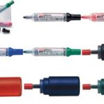 Pentel Whiteboardmarker EASYFLO MW50M, ronde punt, 2,5 mm, zwart