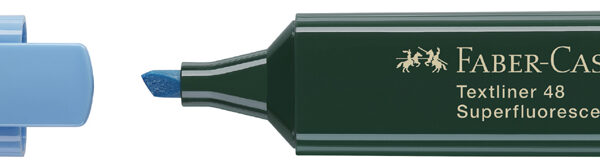 FABER-CASTELL tekstmarker TEXTLINER 48 REFILL, blauw