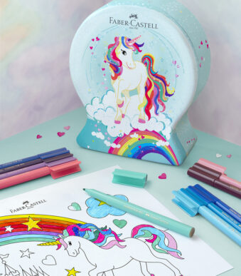 FABER-CASTELL viltstiften CONNECTOR PEN, 33 stuks in sneeuwbal