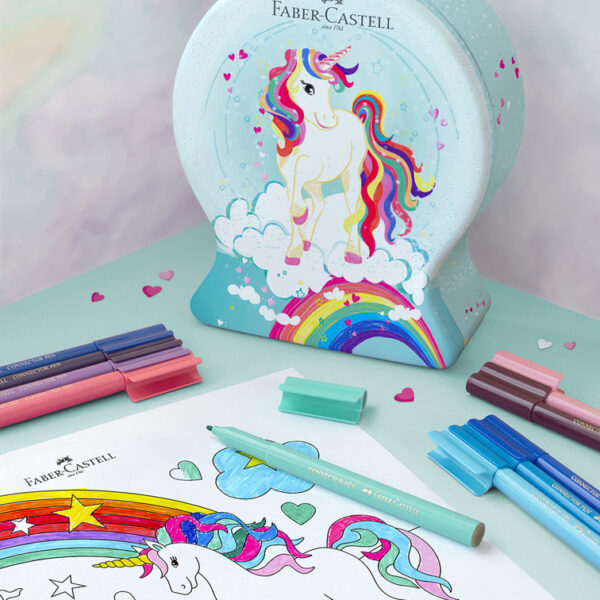 FABER-CASTELL viltstiften CONNECTOR PEN, 33 stuks in sneeuwbal