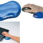 Fellowes muis-molssteun Crystals gel, violet